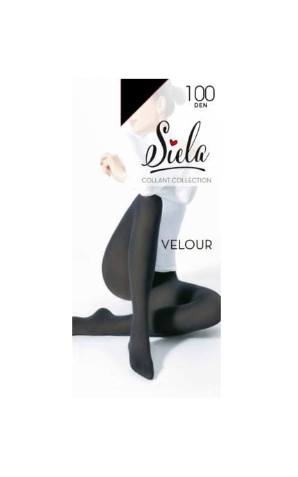 SIELA-Колготки Siela Velour 100 Den Nero розмір 5 1 шт-4823102986654
