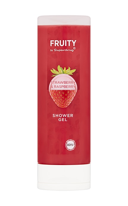 FRUITY-Гель для душа Superdrug Fruity Strawberry and Raspberry 250 мл-7944055
