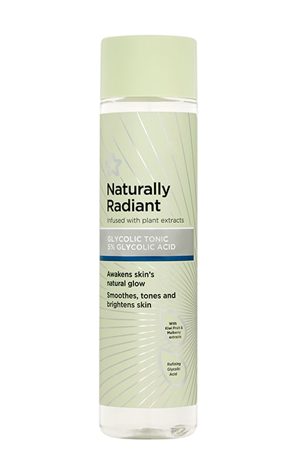 Тоник для лица Superdrug Naturally Radiant с гликолевой кислотой 300 мл