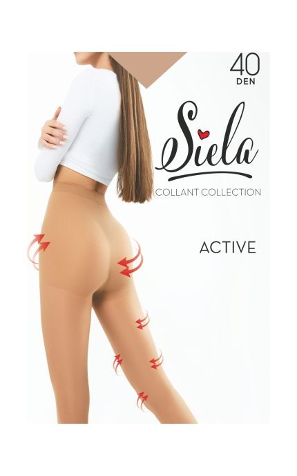 SIELA-Колготки Siela Active 40 Den Daino розмір 2 1 шт-4823116903357