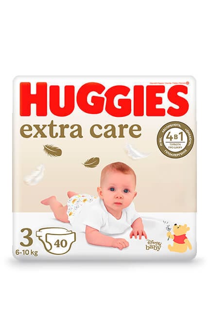 HUGGIES-Подгузники детские Huggies Extra Care размер 3 6-10 кг 40 шт-5029053574400