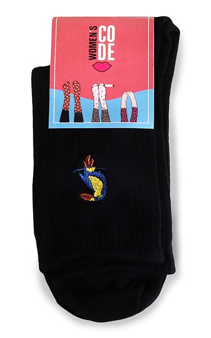 WOMEN'S CODE-Шкарпетки класичні з високою резинкою Women's Code 23-25-4820203329151