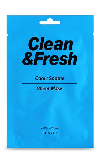 EUNYUL-Маска для лица Eunyul Clean&Fresh Cool/Soothe 22 мл-8809435406768
