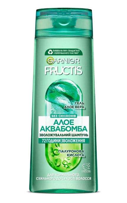 Шампунь для волос Garnier Fructis Алоэ Аква бомба укрепляющая для нормальных волос 400 мл