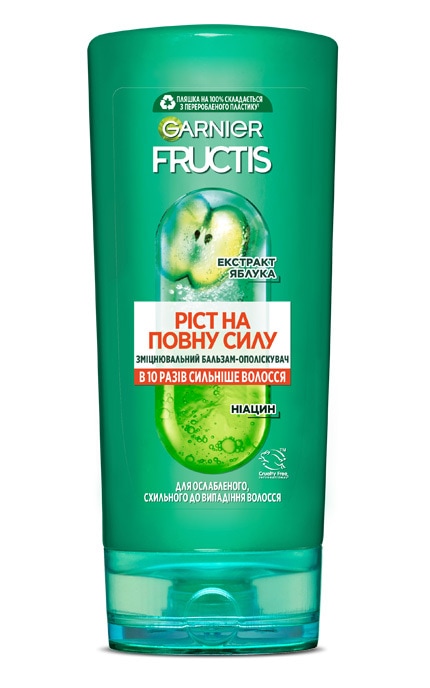 FRUCTIS-Бальзам-ополаскиватель для волос Garnier Fructis Рост в полную силу укрепляющий 200 мл-3600541775862