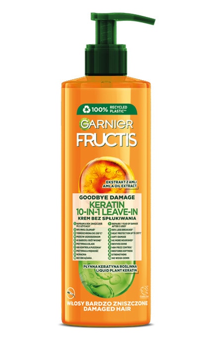 FRUCTIS-Комплексный уход за волосами Garnier Fructis Гудбай секущиеся кончики 400 мл-3600542225373