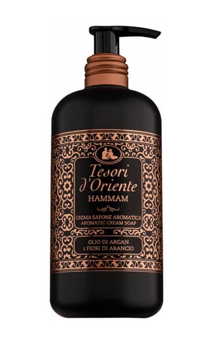 TESORI D'ORIENTE-Рідке крем-мило парфумоване Tesori d'Oriente Hammam Олія аргани та Апельсиновий цвіт 300 мл-8008970039954