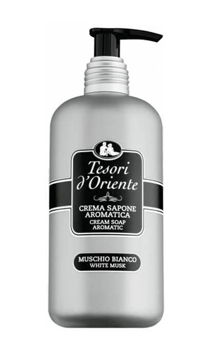 TESORI D'ORIENTE-Рідке крем-мило парфумоване Tesori d'Oriente White Musk 300 мл-8008970039947