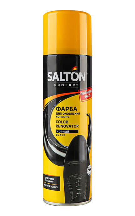 Краска для замши и нубука Salton цвет черный 300 мл