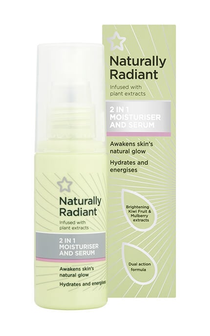 NATURALLY RADIANT-Крем-сироватка для обличчя Superdrug Naturally Radiant 2 in 1 50 мл-6899523