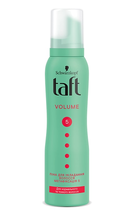Пена для укладки волос Taft Volume мегафиксация 150 мл | Watsons