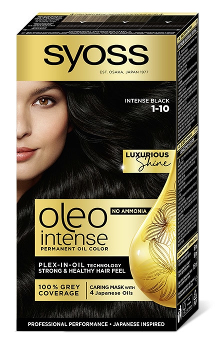 Краска для волос стойкая без аммиака Syoss Oleo Intense тон 1-10 ...