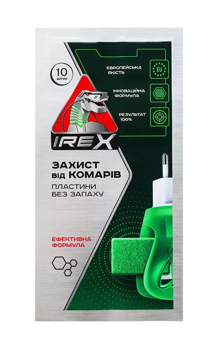 IREX-Пластины от комаров IREX (40/240) 10 шт -4820184441347