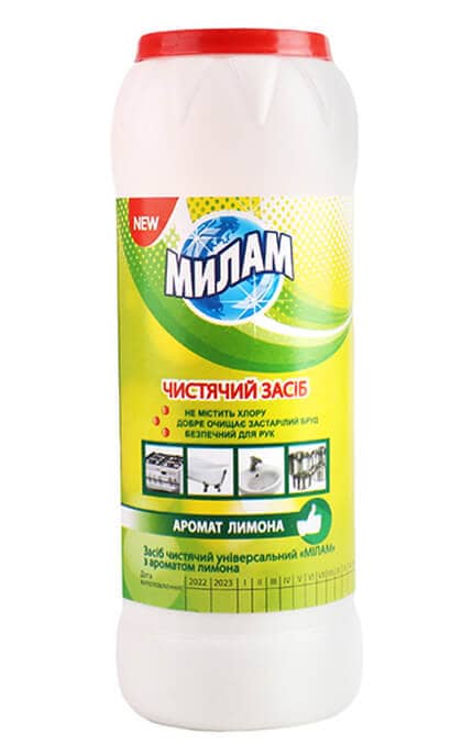 МІЛАМ-Порошок для чистки Милам Лимон 500 г-4820152290533