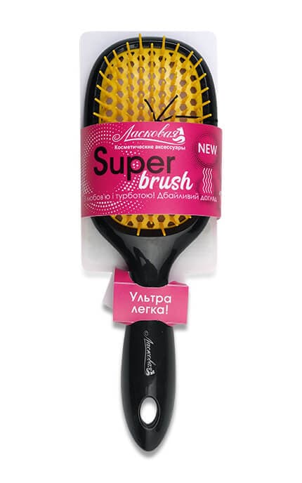 Расческа для волос Ласковая Superbrush 1 шт