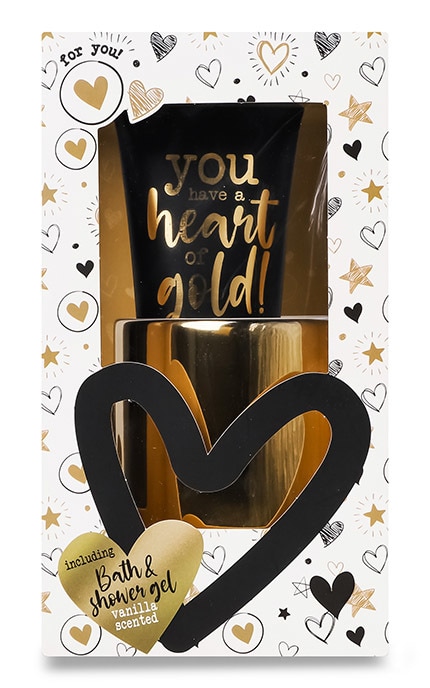 WATSONS-Набір подарунковий Гель для душу 100мл + Керамічна кружка Golden Mug 1 шт-4894819304727