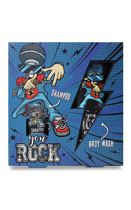 WATSONS-Набор подарочный Гель для душа 200мл + Шампунь 75мл You Rock 1 шт-4894819455993