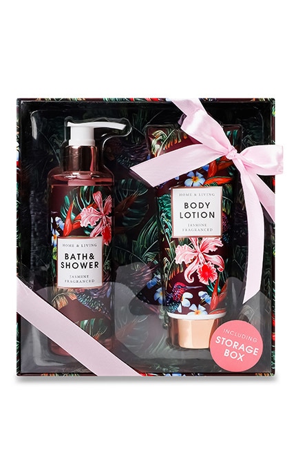 WATSONS-Набор подарочный Гель для душа 200мл + Лосьон для тела 150мл Home&Living Flowers 1 шт-4894819456150