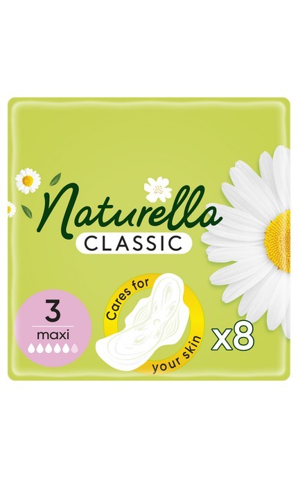 NATURELLA-Гигиенические прокладки Naturella Classic Maxi 8 шт-4015400317999