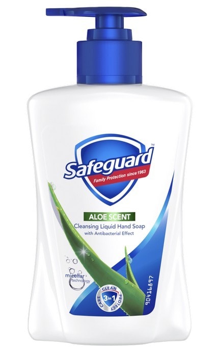 SAFEGUARD-Жидкое мыло Safeguard с алоэ 225 мл-4015400979074