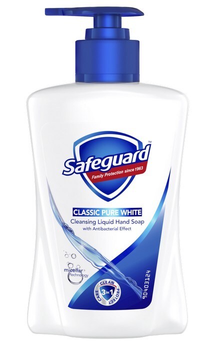 Жидкое мыло Safeguard Классическое ослепительное белое 225 мл