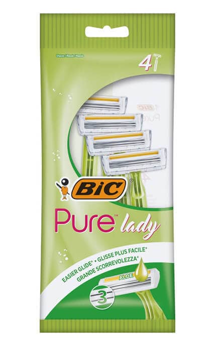 BIC-Набор бритв без сменных картриджей BIC Pure 3 Lady 4 шт-3086126726984