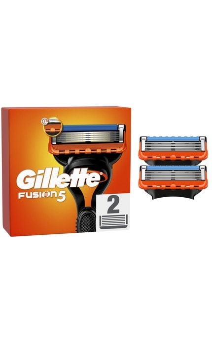 GILLETTE FUSION-Сменные картриджи для бритья Gillette Fusion 5 2 шт-7702018867011