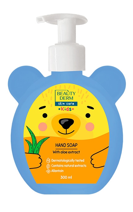 BEAUTYDERM-Жидкое мыло детское Beautyderm с экстрактом алоэ 300 мл-4820185224703
