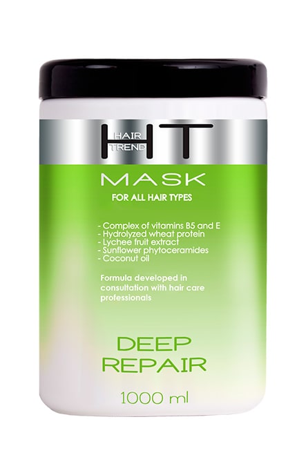 HAIR TREND-Маска для всіх типів волосся Hair Trend Глибоке Відновлення 1000 мл-4820185220682