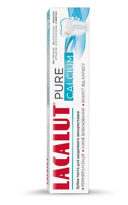 LACALUT-Зубна паста Лакалут пьюр кальцій  75 мл-4016369696668