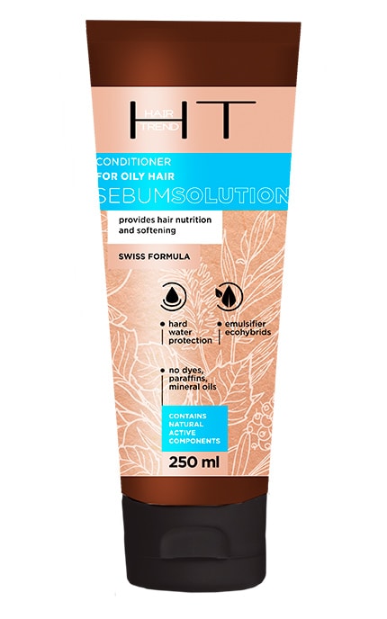 HAIR TREND-Бальзам-кондиционер для жирных волос Hair Trend Sebum Control 250 мл-4820185222990