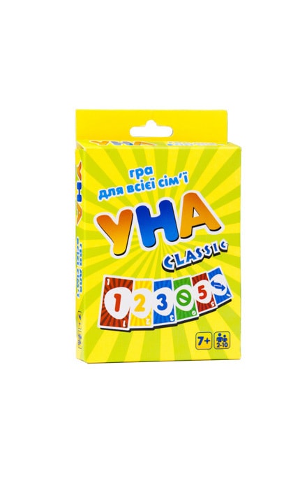 Настольная игра Strateg УНА classic карточная развлекательная на украинском языке