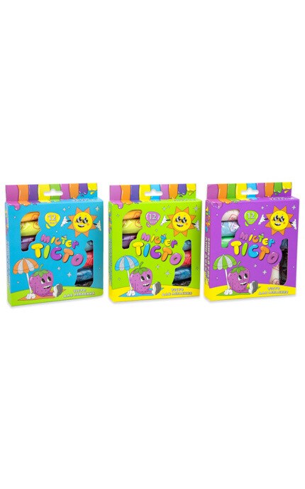 STRATEG-Набор для творчества Мистер тесто 12 штук Strateg на украинском языке-4823113861568