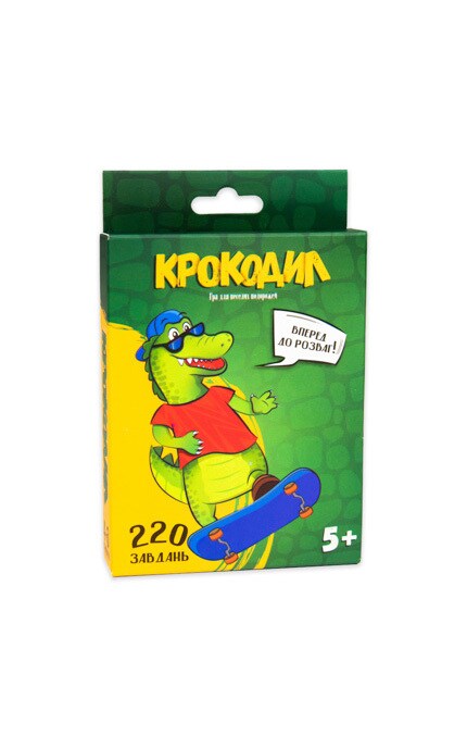 Настольная игра Strateg Крокодил на украинском языке