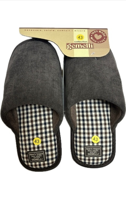 GEMELLI-Капці чоловічі домашні Gemelli розмір 41-46 Паолино 1 шт-4823043341765