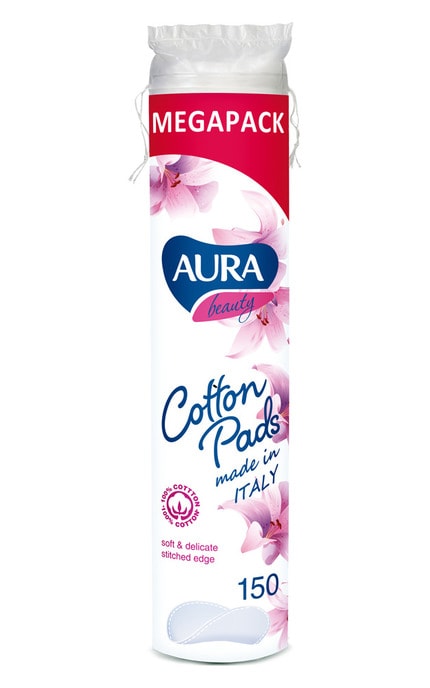 AURA-Ватные диски Aura Beauty, 150 шт-4751023290799