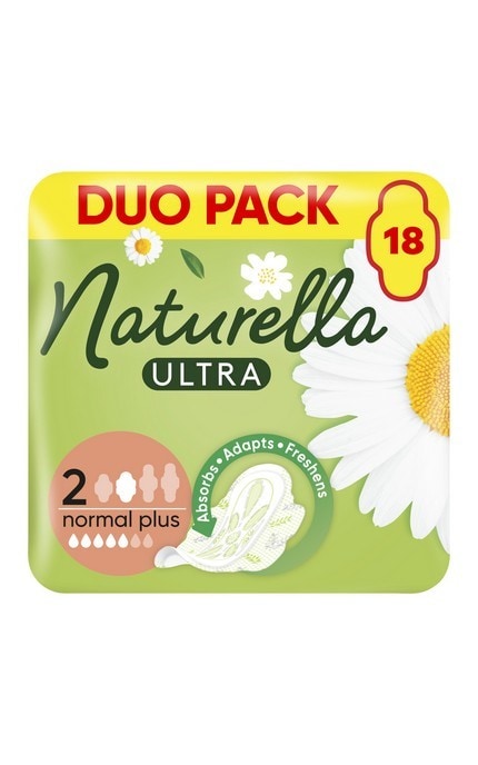 NATURELLA-Гигиенические прокладки Naturella Ultra Normal (Размер 2) 18 шт-8006540098257