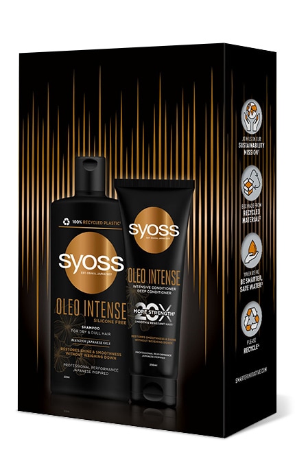 SYOSS-Набор подарочный Oleo Intense Шампунь для волос Syoss 440 мл + Кондиционер для волос Syoss 250 мл 1 шт-9000101731347