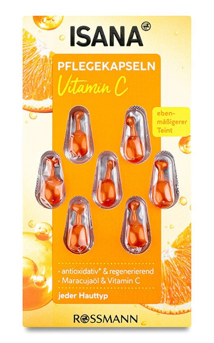 ISANA-Капсулы для лица Isana Vitamin C 7 шт-4305615875651