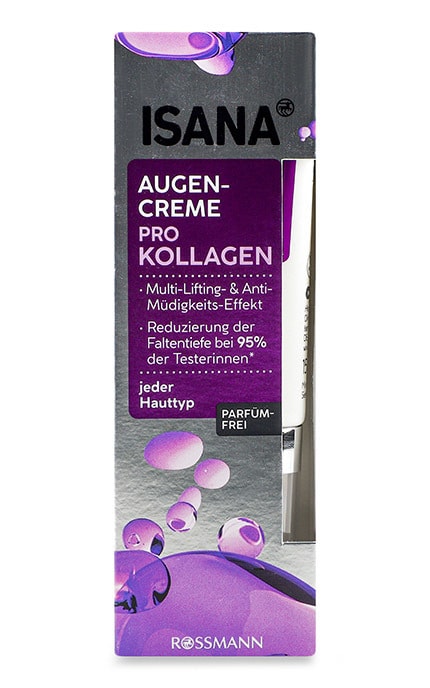 ISANA-Крем для догляду за шкірою навколо очей Isana Pro-Kollagen 15 мл-4305615835082