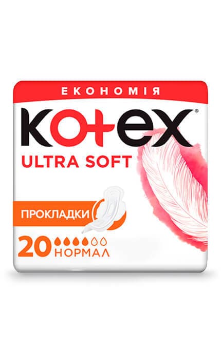 KOTEX-Прокладки женские Kotex Utra Soft Экстра мягкая защита 10 шт-5029053542676
