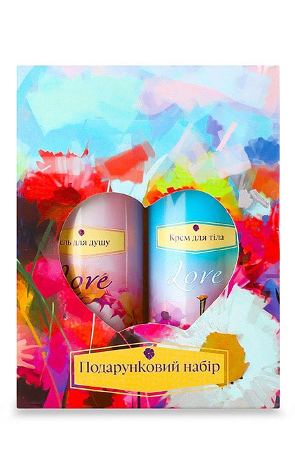 LUCKY DAY-Набір подарунковий Lucky Day Гель для душу Love 100 мл Крем для тіла Love 100 мл 1 шт-4820185226769