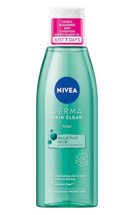 Тоник для лица Nivea Derma Skin Clear, 200 мл