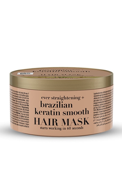 OGX-Маска для волос OGX разглаживающая Бразильский кератин, 300 мл-3574661711003