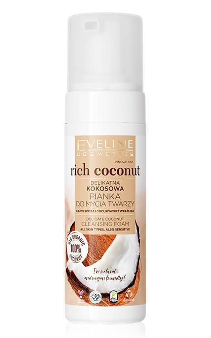 Пенка для умывания Eveline Rich Coconut 3в1 150 мл
