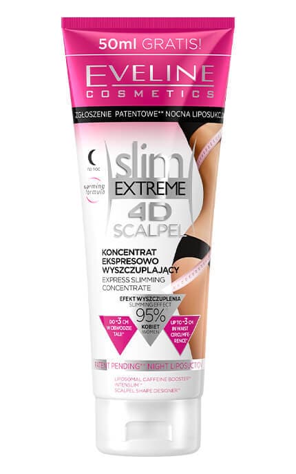 EVELINE-Концентрат для тела Eveline Slim Extreme 4D Scalpel для ночного похудения 250 мл-5901761967685