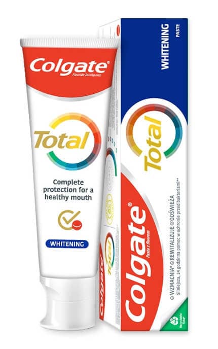 COLGATE-Зубна паста Colgate Total Whitening багатофункціональна антибактеріальна, 75 мл-6920354819674