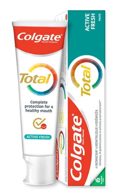 COLGATE-Зубна паста Colgate Total Active Freshness антибактеріальна багатофункціональна, 75 мл-8718951226838