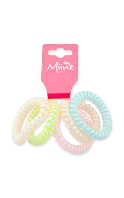 MIINE-Набір спіральних резинок для волосся №UKR023 Miine 1шт-4894819464179