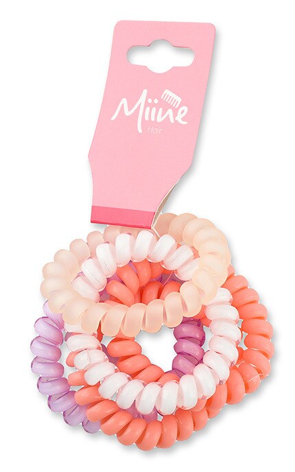 MIINE-Набор спиральных резинок для волос №UKR022 Miine 1 шт-4894819464162